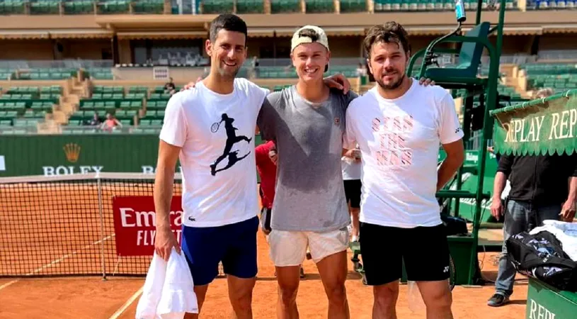 Novak Djokovic a reușit ce nu a putut Patrick Mouratoglou! Cum i-a împăcat sârbul pe Holger Rune și Stan Wawrinka, după conflictul de la Indian Wells | FOTO