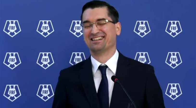 Președintele FRF a izbucnit în râs când a fost întrebat de meciul FC Buzău - Unirea Constanța 14-0! Răspunsul său despre cum pot fi evitate astfel de anomalii