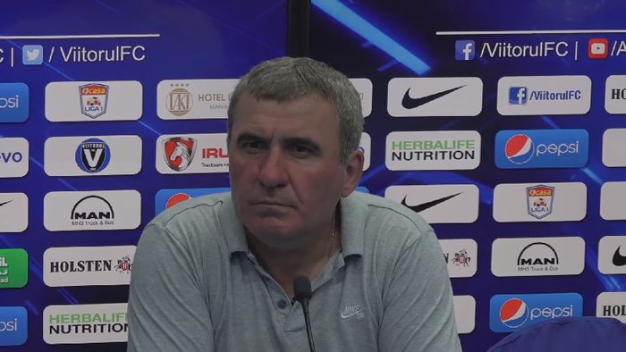 "Hagi președinte!". "Ați văzut cum arată spitalul din Constanța? S-a renovat vreo școală, vreun teatru? Ce facem?". O nouă conferință de presă furibundă, după meciul cu Gent
