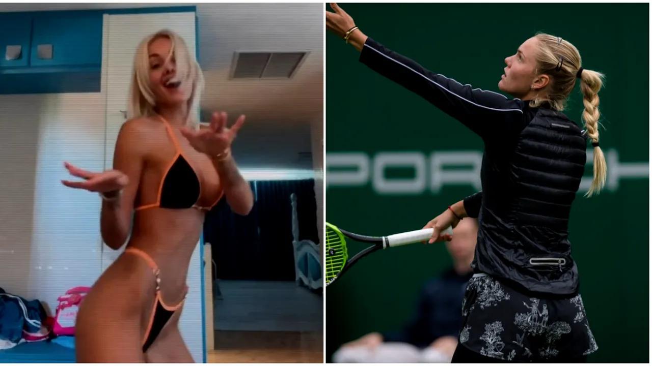 Campioana de la Wimbledon care a dat tenisul pe modelling continuă să uimească! Dans rar în costum de baie | VIDEO