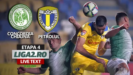 Petrolul câștigă la Chiajna și obține prima victorie în play-off! Concordia a fost periculoasă doar în prima repriză. Diarra rămâne în continuare principalul om de gol al ”lupilor”