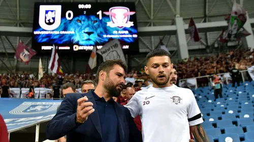 Adi Mutu începe revoluția și dă afară fotbaliști de la Rapid! „Nu vor mai fi aici din vară!”