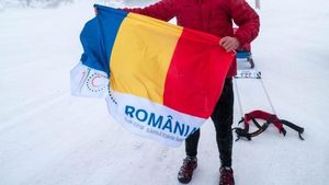 VIDEO | Tibi Ușeriu, performanță istorică! A câștigat pentru a treia oară consecutiv Maratonului Arctic Ultra 6633. "Am terminat! Măi, am intrat într-o furtună, patru ore, ai de capu'' meu!"