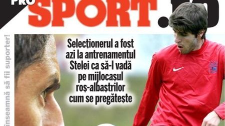 Spionat la antrenament!** Răzvan Lucescu, cu ochii pe Mihai Răduț