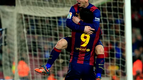 Permanent pe teren. Messi, la al 50-lea meci la rând pentru Barcelona în La Liga