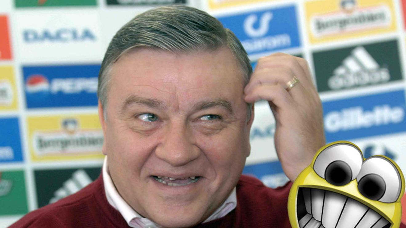 "Răzvan Lucescu la Rapid? Ce, îi mai dă Copos vreo savarină?" :)