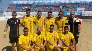 Naționala României de fotbal pe plajă, aproape de promovarea în Divizia A din Liga Europeană