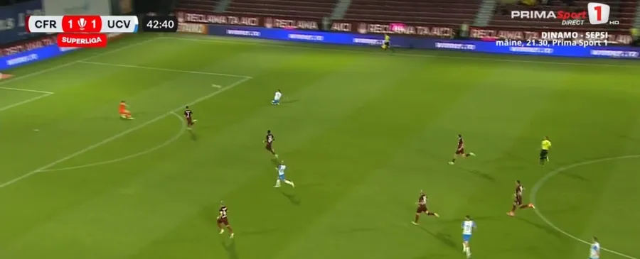 Andrei Ivan, candidat la ratarea sezonului, după ce a nu a fost în stare să înscrie cu poarta goală în CFR Cluj - Universitatea Craiova! | VIDEO