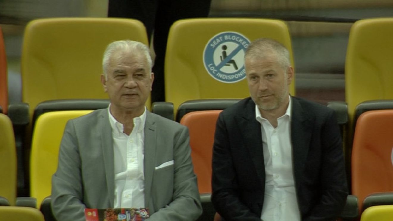 Invitați-surpriză la meciul FCSB - Sepsi! Anghel și Edi Iordănescu au urmărit partida de pe Arena Națională din zona lojelor