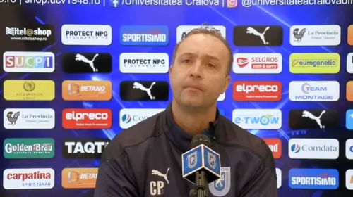 Corneliu Papură așteaptă întăriri la Universitatea Craiova: „Suntem în discuții cu jucători”. Ce spune despre meciul cu FC Voluntari | VIDEO