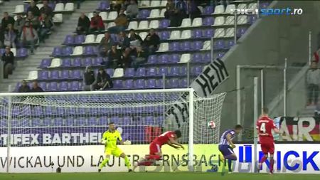 Gol genial înscris în Germania! Fază incredibilă reușită în meciul Erzebirge Aue - Hamburg | VIDEO