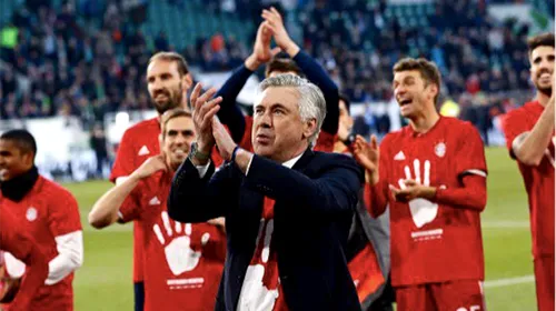 Nicio surpriză! Bayern Munchen a câștigat din nou titlul în Germania. Ancelotti a stabilit și el un record mondial