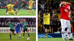 Atletico și Barcelona se califică în optimile Ligii Campionilor: Atletico - Austria 4-0, BarÃ§a - Milan 3-1. Dortmund a cedat acasă cu Arsenal, 0-1. Vezi aici rezultatele