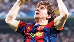 Messi s-a distrat cu „galacticii"!** Leo a marcat primele lui goluri într-o semifinală de Ligă
