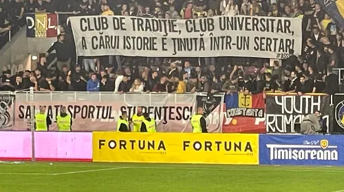 S-a elucidat misterul bannerului de la România-Bosnia în Giulești! Cine l-a pus în mijlocul fanilor dinamoviști și care a fost scopul | EXCLUSIV