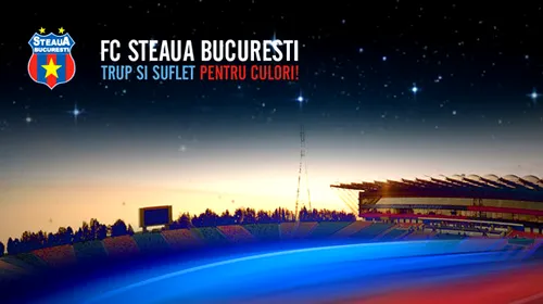 Steaua a înregistrat la OSIM sloganul „Trup și suflet pentru culori”
