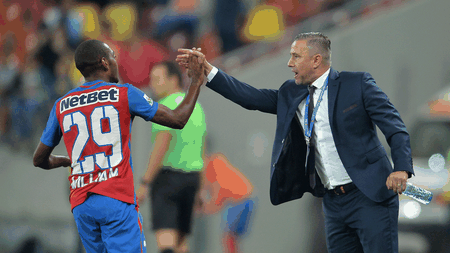 Reghe, înțepături către jucătorii aduși de la Astra: "Să înțeleagă că la Steaua nu e ca la echipele lor..." Nemulțumirea tehnicianului după meciul de la Iași