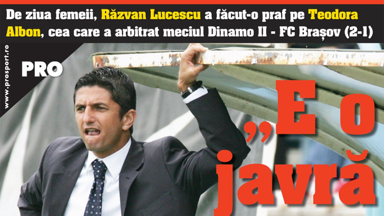 R. Lucescu: "Arbitra este o javra ordinara"