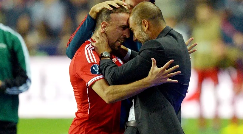 Ribery, mesaj dur către Mourinho! Ce i-a spus lui Pep Guardiola după golul marcat în Supercupa Europei!