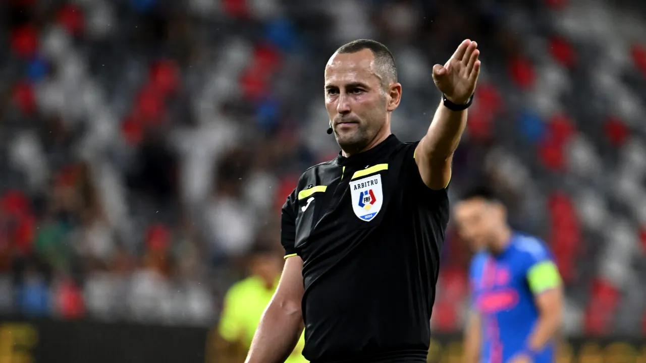 Halucinant! Ce i-a făcut un suporter al campioanei arbitrului Ionuț Coza, în drumul acestuia spre vestiare, după FCSB - Poli Iași 0-1. Imaginile sunt revoltătoare