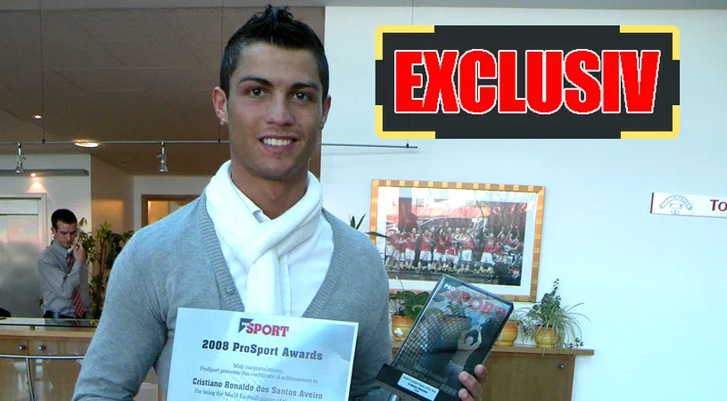 Premiat de ProSport! Cristiano Ronaldo le mulțumește cititorilor care l-au votat!