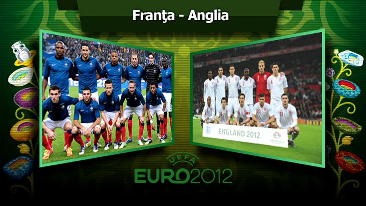 Bătălia scaunelor goale!** Franța - Anglia 1-1