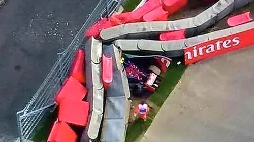 Carlos Sainz Jr a fost transportat la spital după un accident suferit pe circuitul de la Soci