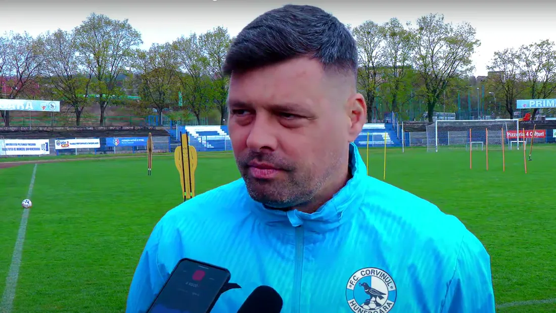 Florin Maxim și Corvinul, pregătiți pentru prima deplasare din play-out: ”Întâlnim o echipă care a fost în formă în 2025”