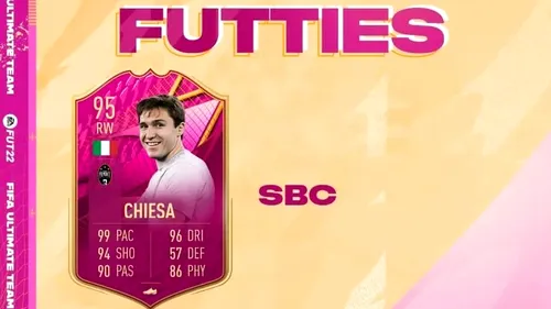 Federico Chiesa, pe poziția de atacant de bandă dreapta, are un super card în modul Ultimate Team!