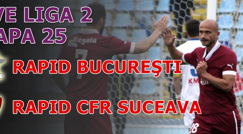 Rapid - Rapid CFR 5-1** Pancu și Niculae au marcat de câte două ori