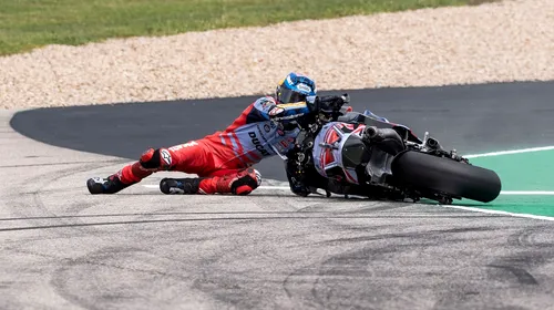 Momente teribile în Moto GP! Un star a căzut după ce i s-a făcut rău: „A intrat în colaps!”