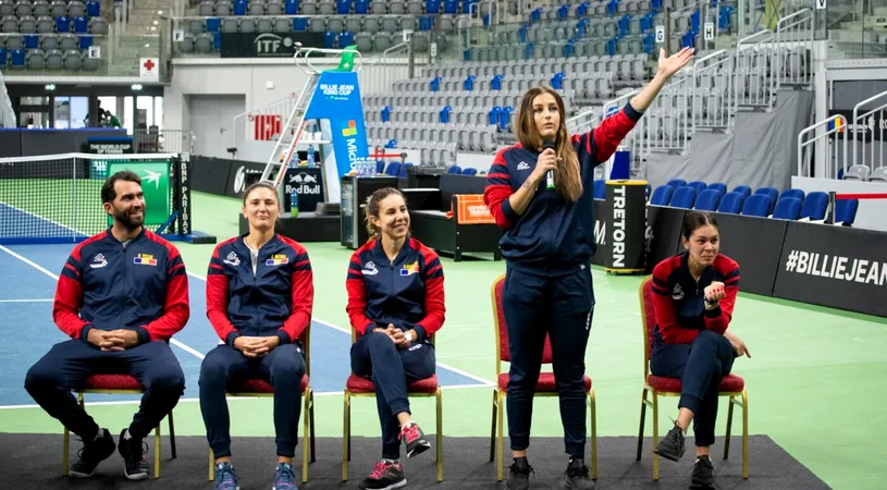 Andreea Prisacariu i-a lăsat cu gura căscată pe polonezi, la ceremonia tragerii la sorți din Fed Cup: „Bătălia de la Codrii Cosminului, partea a doua!