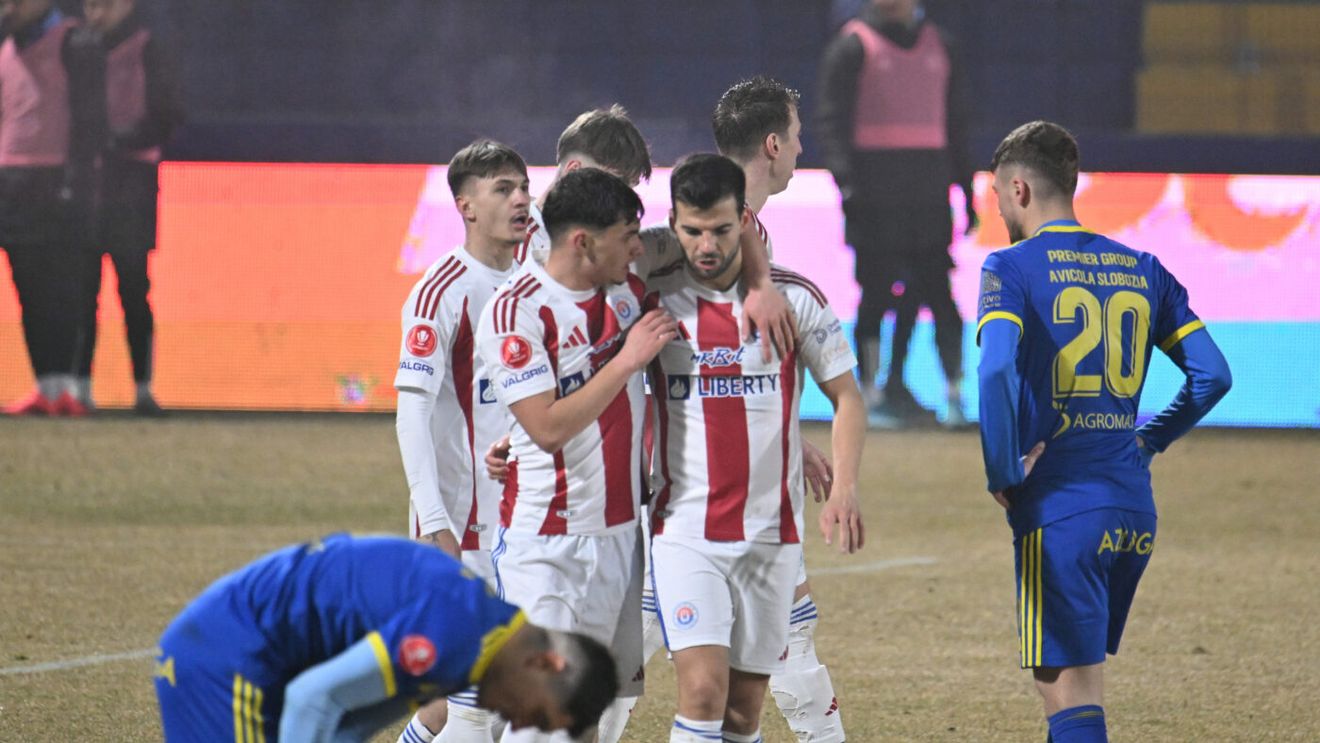 Unirea Slobozia - Oțelul Galați 0-1, în etapa 29 din Superliga. Moldovenii se impun după autogolul lui Blazek