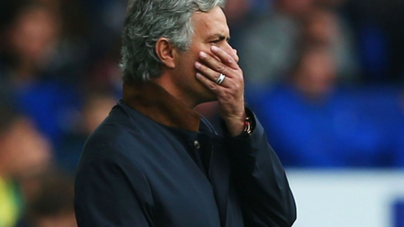 Mourinho, lovit din toate părțile. Uluitor ce a făcut băiatul lui în timpul meciului cu Everton: "N-am vrut să fac mișto de tata"