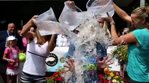 VIDEO | Simona Halep a participat la celebra „provocare a găleții cu gheață”