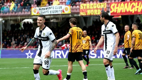 Dennis Man a primit cea mai mare notă din echipa sa după ce a marcat în Benevento – Parma 2-2. Fabio Pecchia, certat pentru că l-a înlocuit: „Nu întâmplător Parma a scăzut după schimbarea surprinzătoare a lui Man”