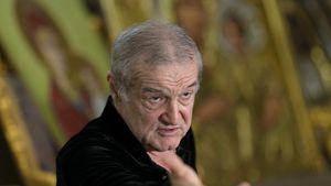 Gigi Becali l-a amenințat pe Florin Talpan în direct la TV: „Îi iau toți banii! M-a sunat executorul”