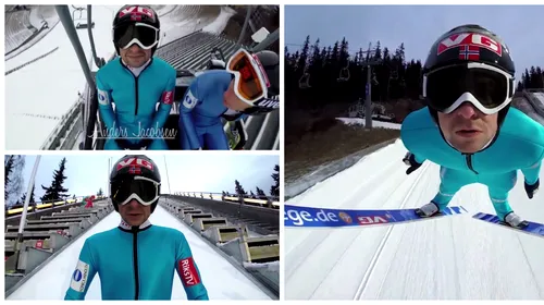 VIDEO Experiența lui Jacobsen, împărtășită tuturor! Ce simte un săritor cu schiurile în timpul unui zbor