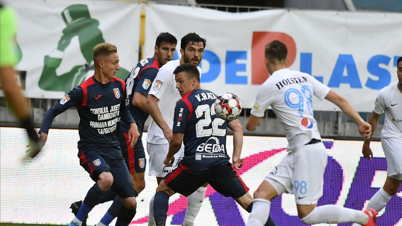 Chindia - Viitorul 2-1 | Viorel Moldovan, victorie importantă în fața lui Gică Hagi! Chindia o surclasează pe Dinamo