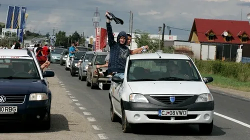 ‘U’, acasă doar la Cluj!** 500 de fani au protestat în stradă