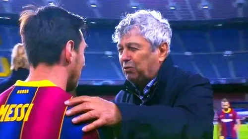 Mircea Lucescu și Leo Messi, imaginea zilei în Champions League. Ce a făcut „Il Luce” imediat după finalul partidei de pe Camp Nou