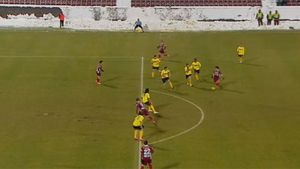 FOTO** CFR Cluj are un nou motiv să acuze arbitrajul!** Faza care a făcut ca ardelenii să nu aibă avantaj la pauză în meciul cu Ceahlăul