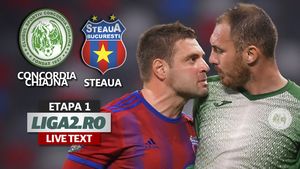 Steaua dă lovitura în prelungiri și îi refuză victoria Concordiei Chiajna, la debutul în play-off. ”Militarilor” li s-a refuzat un penalty