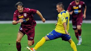 Problemele se intensifică pentru Miriuță: Corona - CFR Cluj 2-2. Ion Coman a adus egalarea în ultimele 5 minute. Vezi aici rezumatul VIDEO