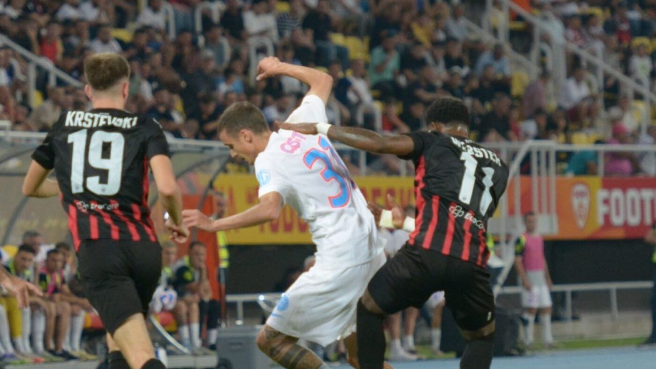 Cei mai buni în Superliga, penibili în Europa! FCSB se înclină și în fața modestei Shkendija, emoții mari pentru retur. Cronică Daniel Nazare