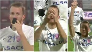 A dat gol Stelei și a sărutat banderola neagră purtată în memoria victimelor de la Colectiv: "Un prieten foarte bun trebuia să fie acolo în acea seară! Există tendința de a se mușamaliza cazul"