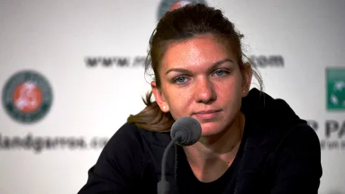 Simona Halep, tristă după înfrângerea României cu Franța: 