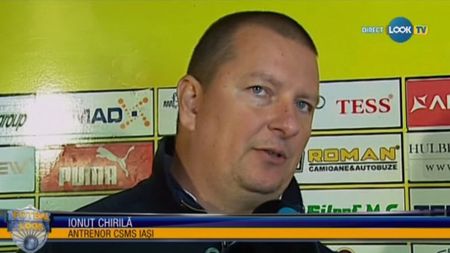 CSMS Iași, fără victorie în acest sezon. Chirilă nu se gândește la demisie: "Nu mă interesează dacă voi primi sau nu timp din partea conducerii"