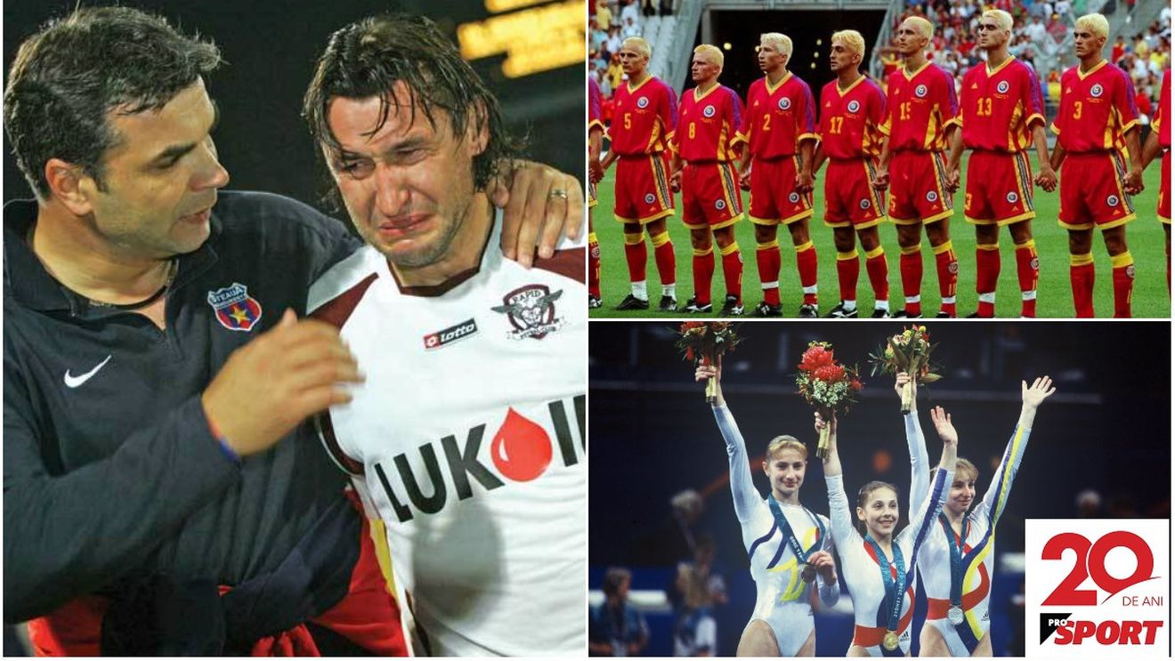 20 de momente care au MARCAT sportul românesc în 20 de ani de ProSport! Generația "blondă", medalia pierdută nedrept, lacrimile lui Viorel Moldovan din sfertul UEFAntastic și cursa Simonei Halep spre primul loc WTA