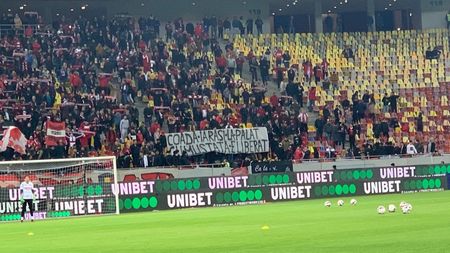"Câinii" au afișat primul mesaj al derby-ului Dinamo - FCSB. Ironie fină a suporterilor dinamoviști la adresa rivalilor | FOTO
